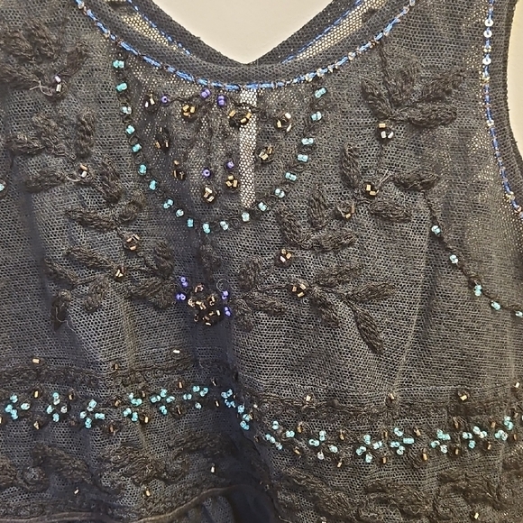 Free People Black Lace Camisole Top - Picture 3 of 6